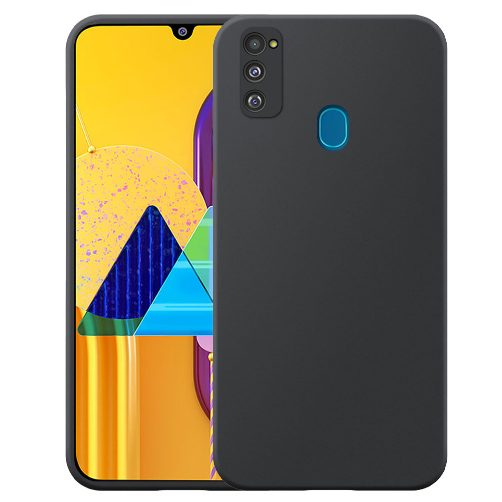Samsung Galaxy M30S telefoonhoesje siliconen zwart