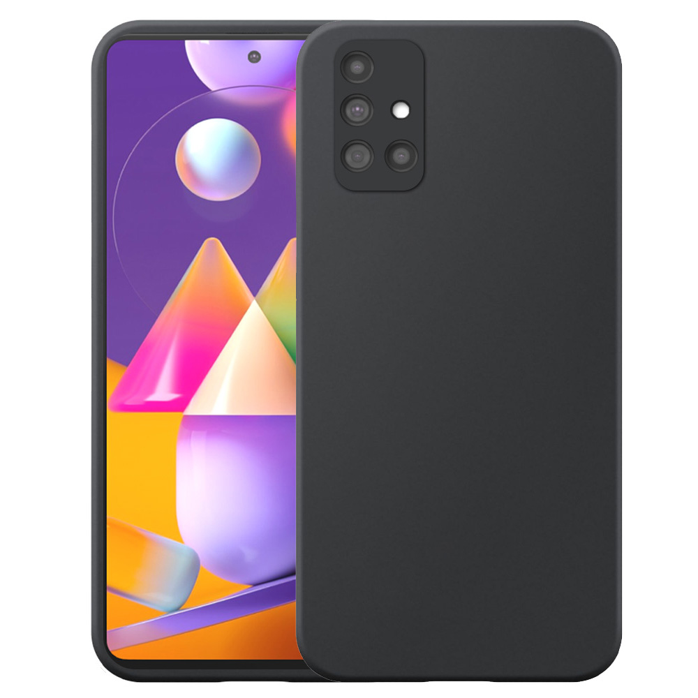 Samsung Galaxy M31S telefoonhoesje siliconen zwart