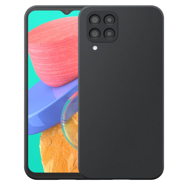 Samsung Galaxy M33 telefoonhoesje siliconen zwart