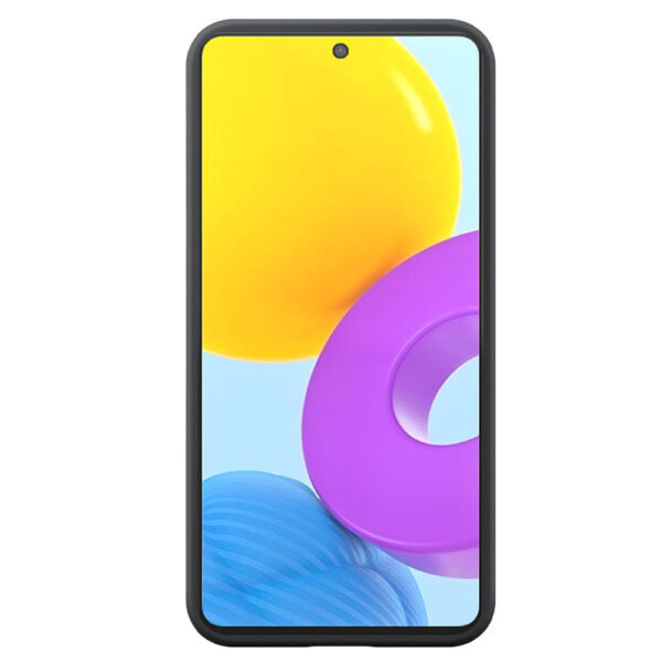 Samsung Galaxy M52 telefoonhoesje siliconen zwart (1)