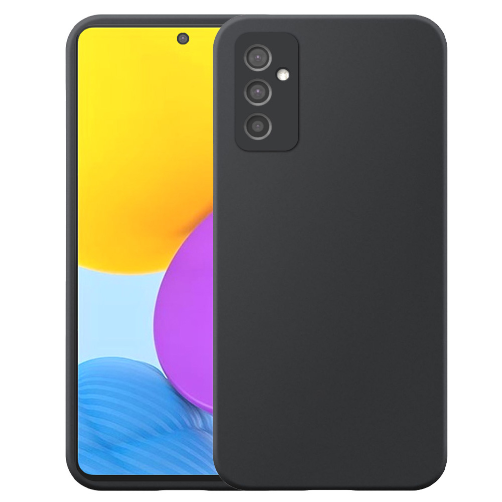 Samsung Galaxy M52 telefoonhoesje siliconen zwart