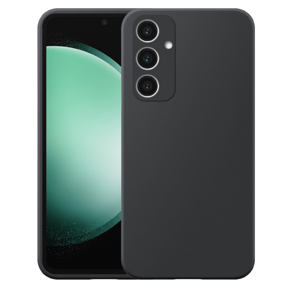 Samsung Galaxy S23 FE telefoonhoesje siliconen zwart