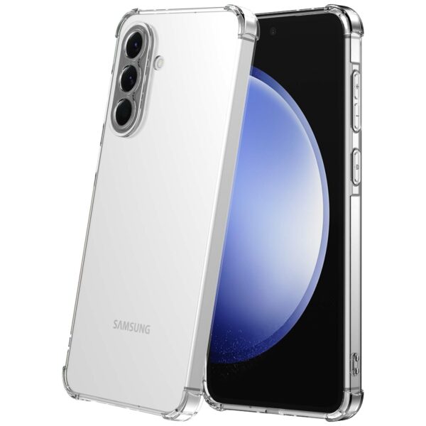 Samsung Galaxy S23 FE_Telefoonhoesje transparant met stootrand Smartphonica (2)