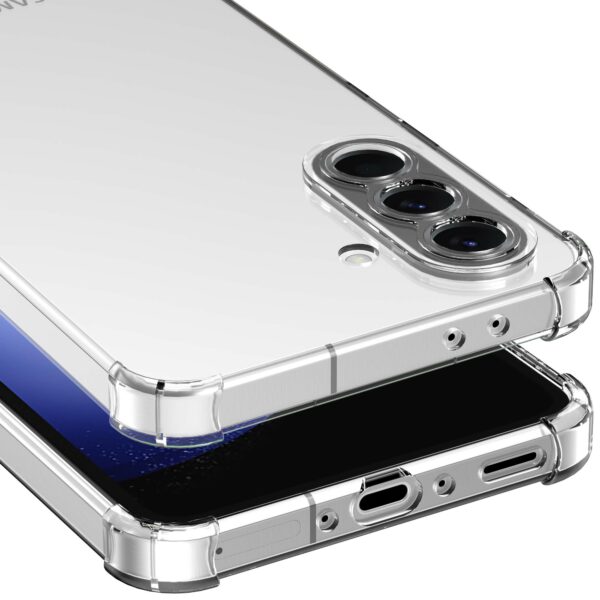 Samsung Galaxy S23 FE_Telefoonhoesje transparant met stootrand Smartphonica (5)