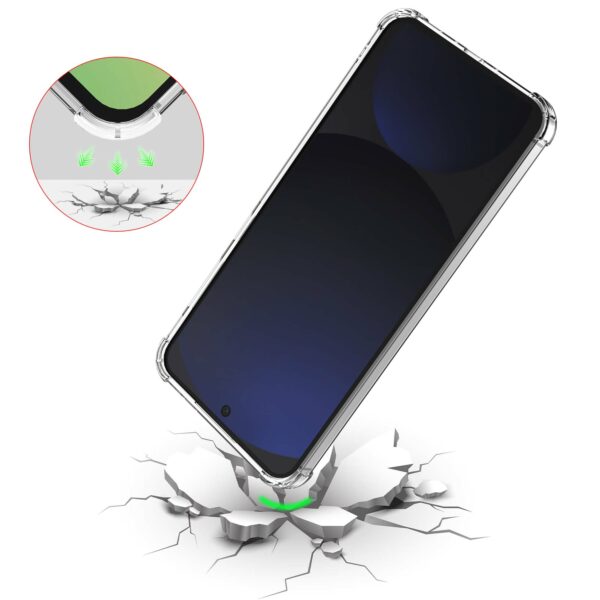 Samsung Galaxy S24 FE_Telefoonhoesje transparant met stootrand Smartphonica (7)
