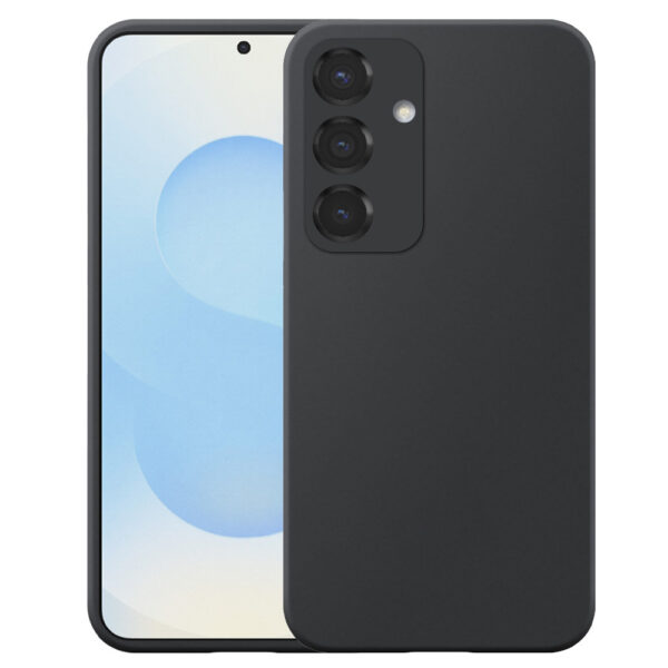 Samsung Galaxy S25 Plus telefoonhoesje siliconen zwart