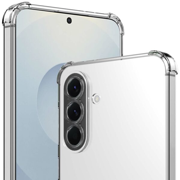Samsung Galaxy S25 Plus_Telefoonhoesje transparant met stootrand Smartphonica (3)