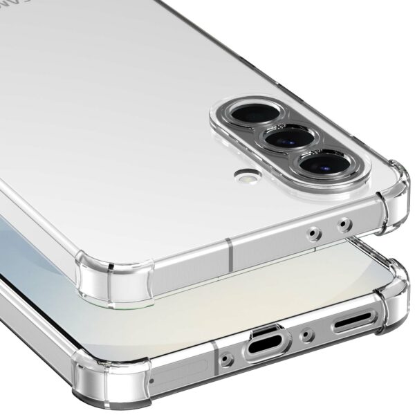 Samsung Galaxy S25 Plus_Telefoonhoesje transparant met stootrand Smartphonica (5)