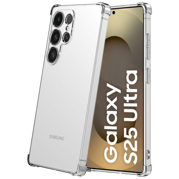 Samsung Galaxy S25 Ultra Telefoonhoesje Transparant met Bumper (2)