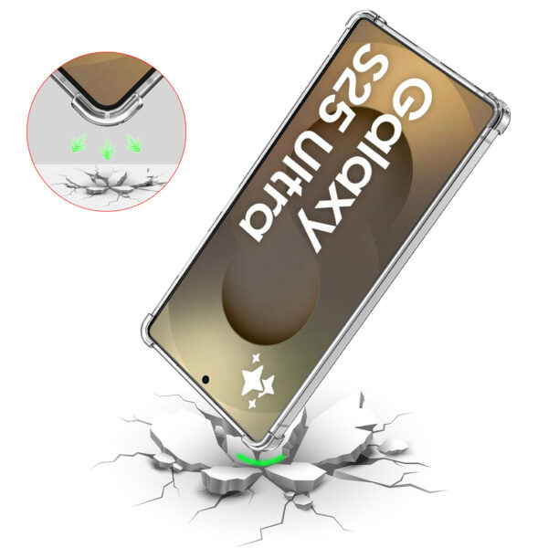 Samsung Galaxy S25 Ultra Telefoonhoesje Transparant met Bumper (7)