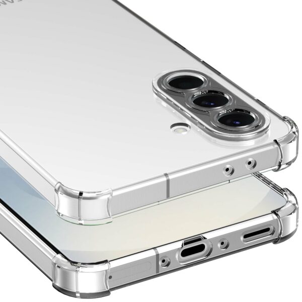 Samsung Galaxy S25_Telefoonhoesje transparant met stootrand Smartphonica (5)