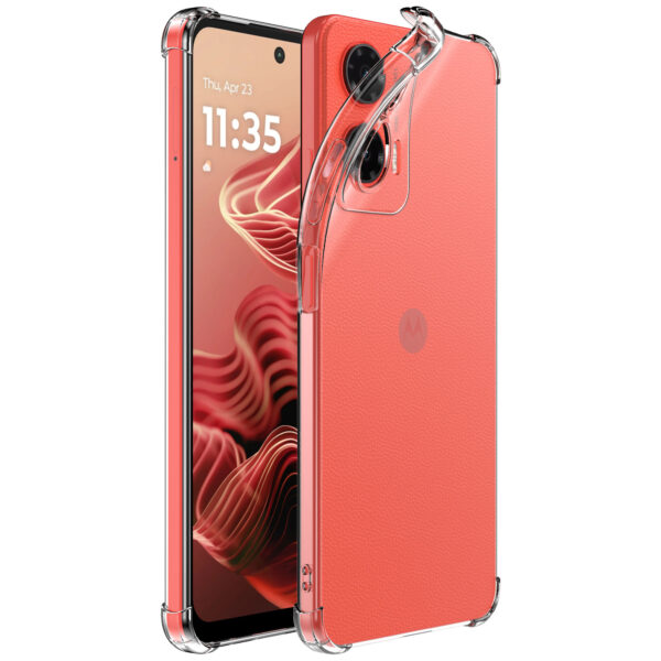 Motorola Moto G35 telefoonhoesje transparant met stootrand (2)