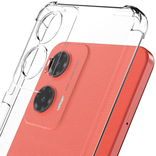 Motorola Moto G35 telefoonhoesje transparant met stootrand (6)
