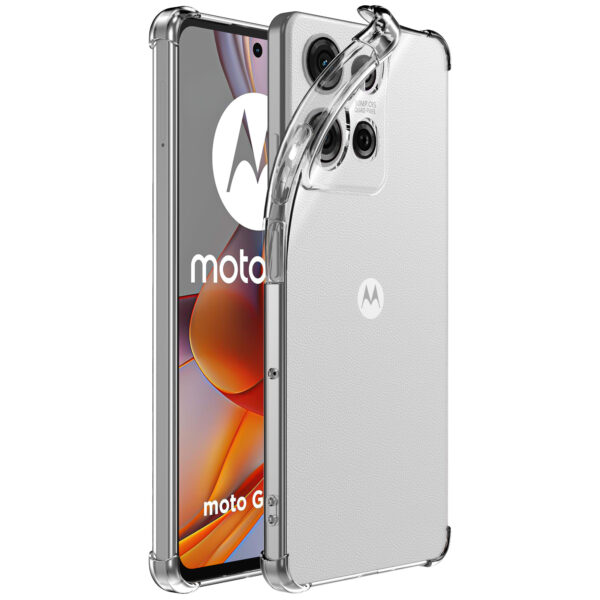 Motorola Moto G75 telefoonhoesje transparant met stootrand (2)