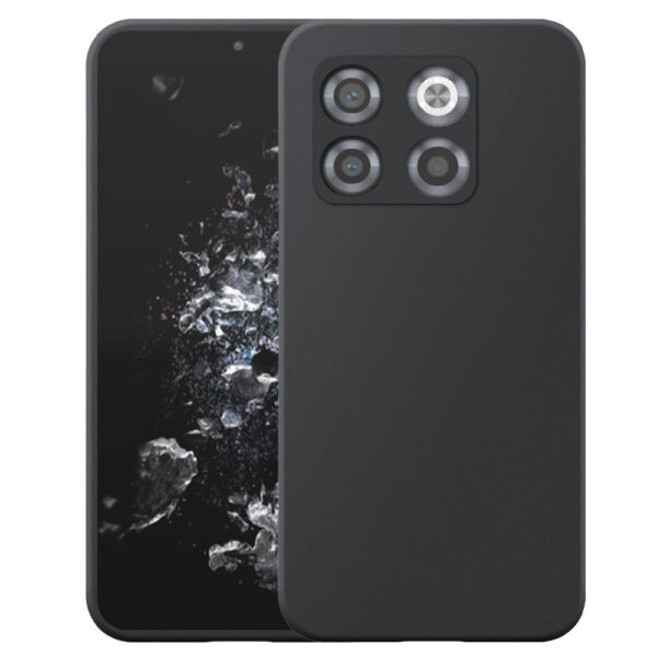 OnePlus 10T telefoonhoesje siliconen zwart
