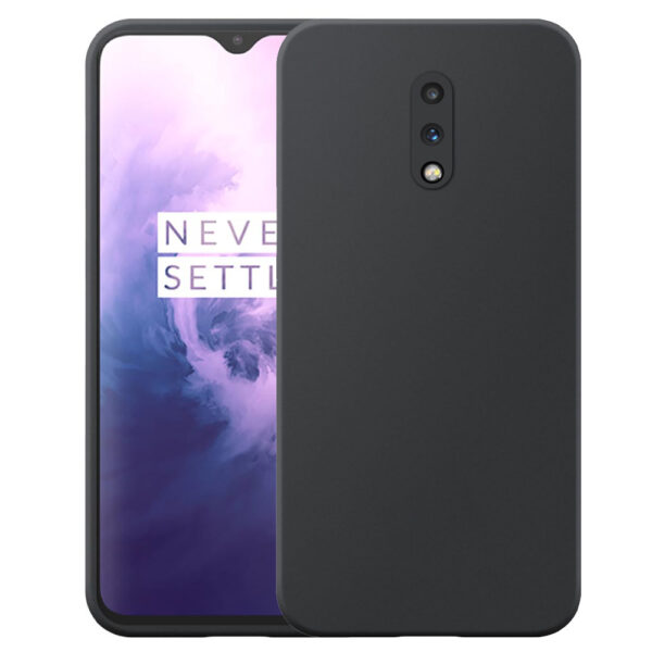 OnePlus 7 telefoonhoesje siliconen zwart
