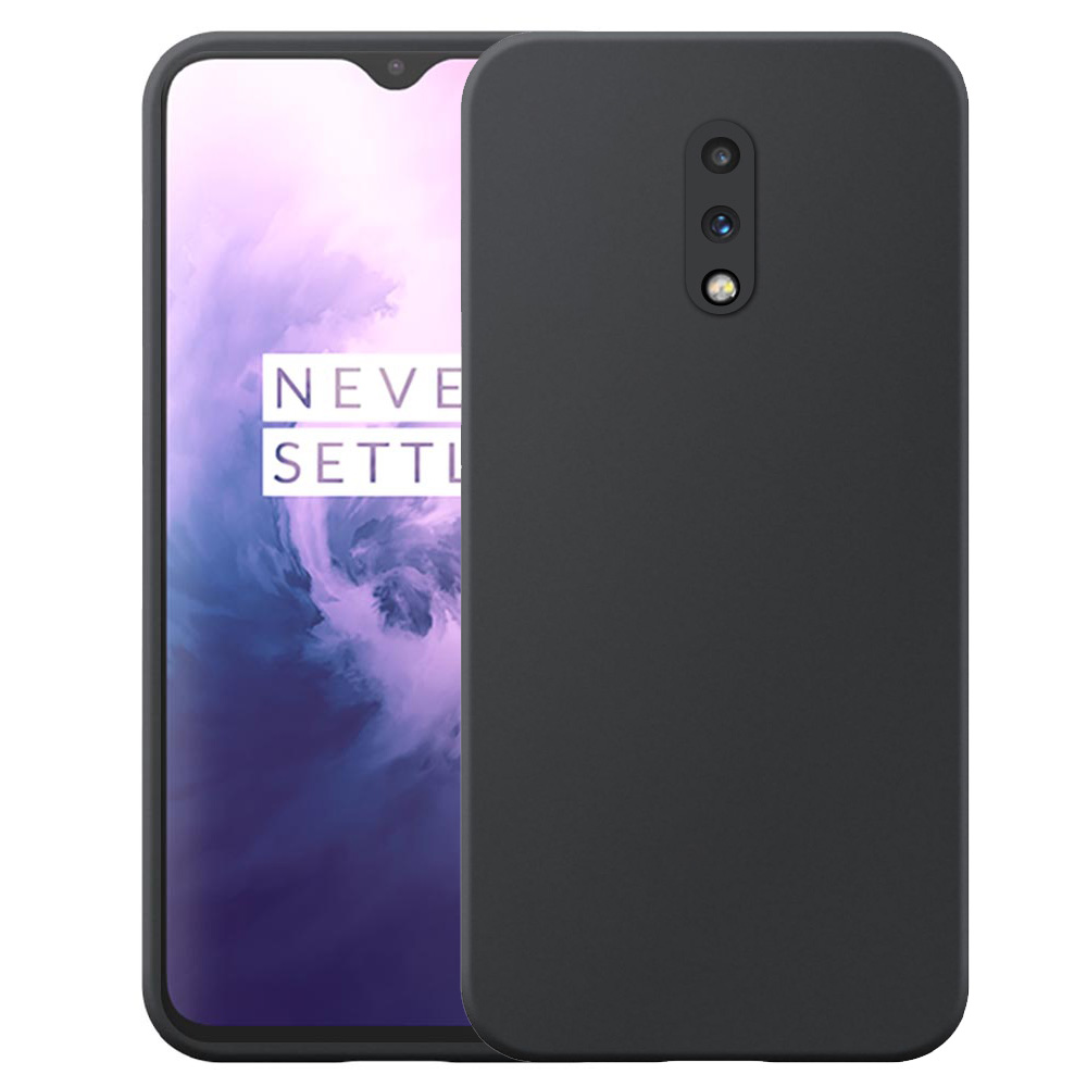 OnePlus 7 telefoonhoesje siliconen zwart
