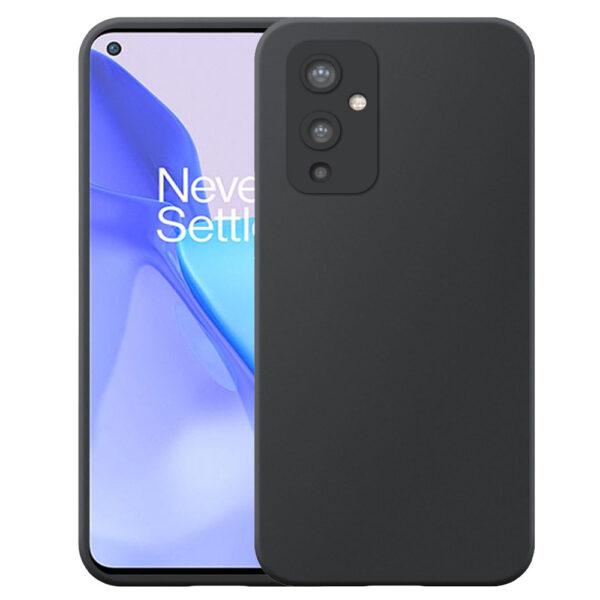 OnePlus 9 telefoonhoesje siliconen zwart