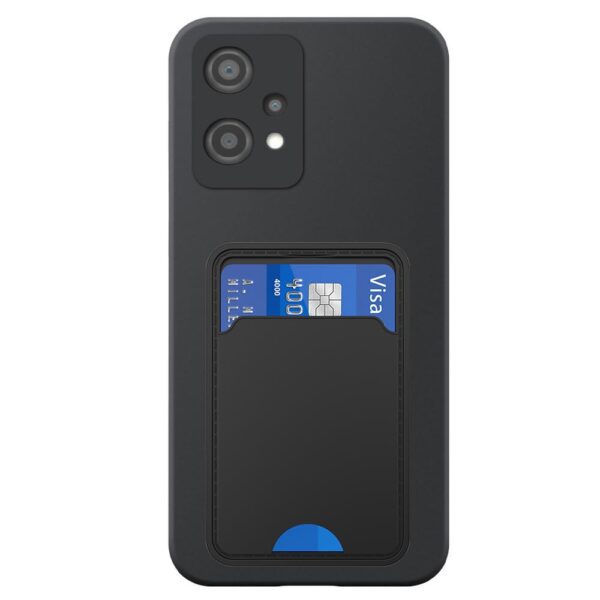 OnePlus NORD CE2 LITE telefoonhoesje siliconen zwart (2)_met pasjeshouder zwart TPU (2)