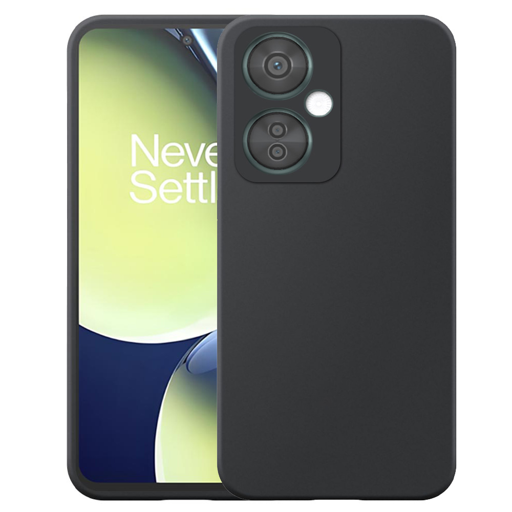 OnePlus NORD CE3 telefoonhoesje siliconen zwart