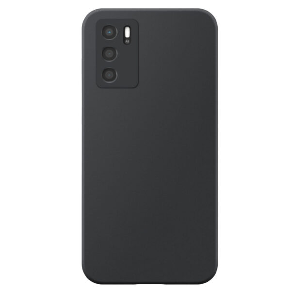 Oppo A16 telefoonhoesje siliconen zwart (2)