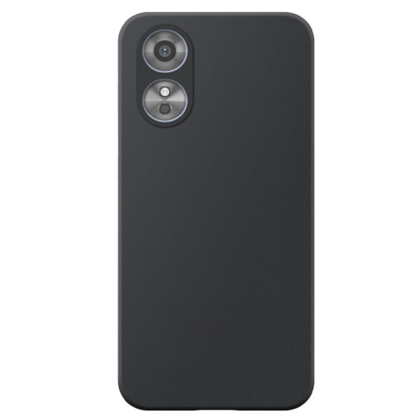 Oppo A18 -A38 telefoonhoesje siliconen zwart (2)