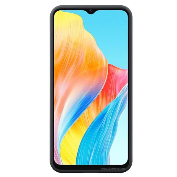 Oppo A17 telefoonhoesje siliconen zwart (2)