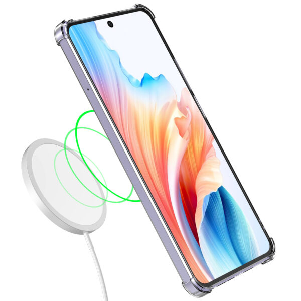 Oppo A2-A79 telefoonhoesje transparant met stootrand (4)