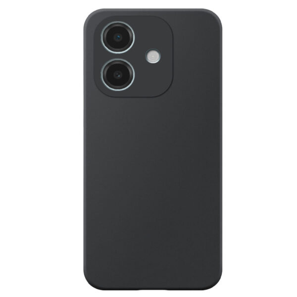 Oppo A3 telefoonhoesje siliconen zwart (2)