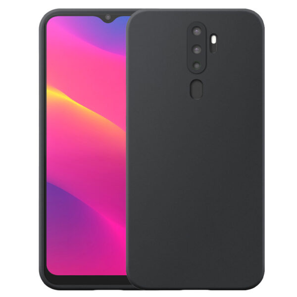 Oppo A5 2020 telefoonhoesje siliconen zwart