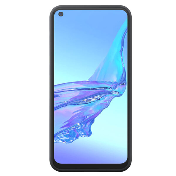 Oppo A53s telefoonhoesje siliconen zwart (1)