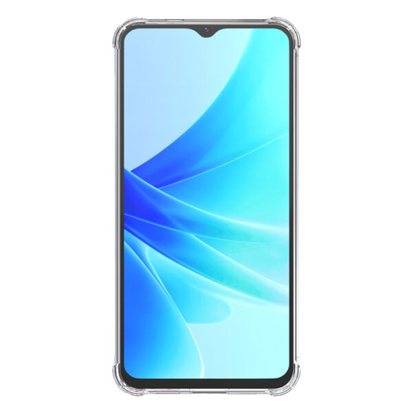 Oppo A57 A77 transparant hoesje met stootrand 2