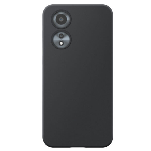 Oppo A58 telefoonhoesje siliconen zwart (2)