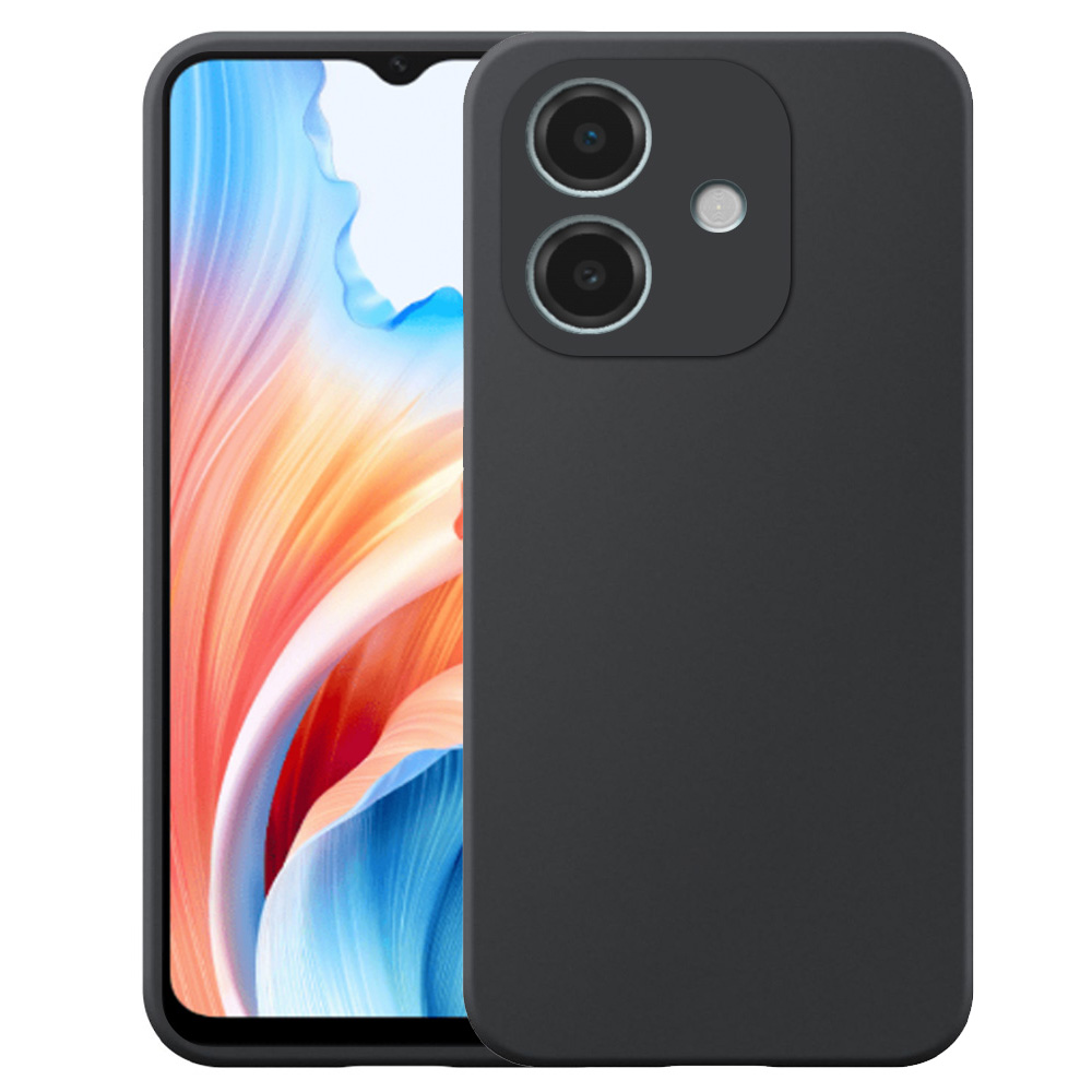 Oppo A59 telefoonhoesje siliconen zwart