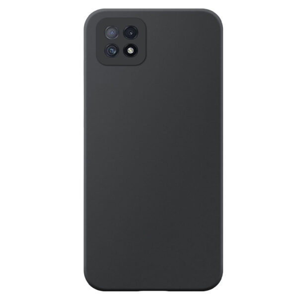 Oppo A73 5G telefoonhoesje siliconen zwart (2)