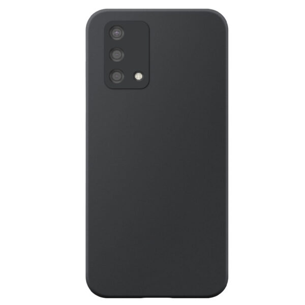 Oppo A74 telefoonhoesje siliconen zwart (2)