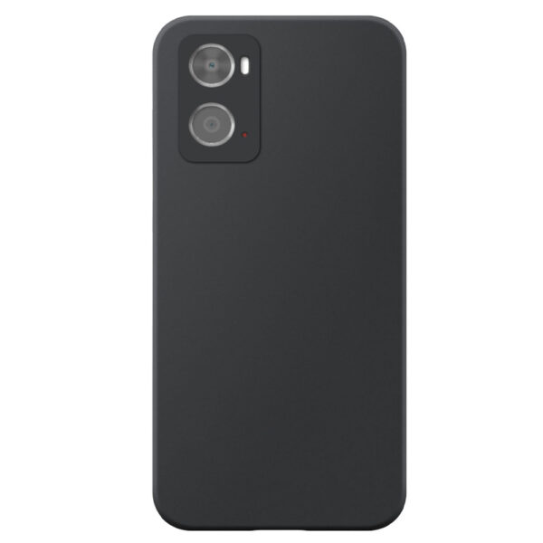 Oppo A76 telefoonhoesje siliconen zwart (2)
