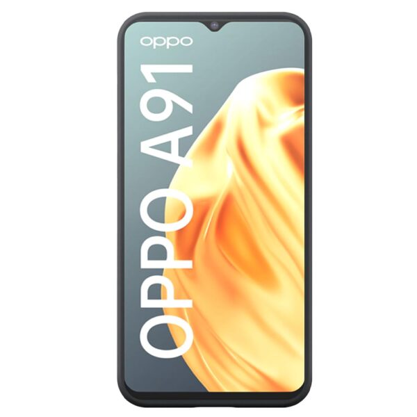 Oppo A76 telefoonhoesje siliconen zwart (2)