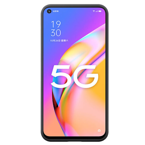 Oppo A93 5G telefoonhoesje siliconen zwart (1)