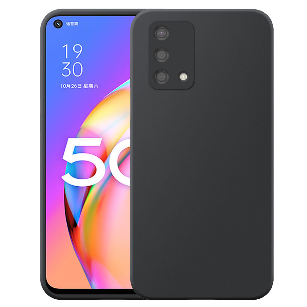 Oppo A93 5G telefoonhoesje siliconen zwart