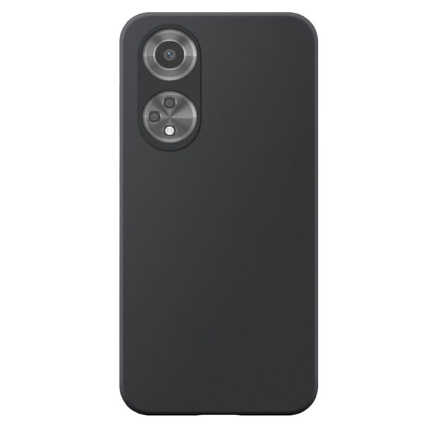 Oppo A98 telefoonhoesje siliconen zwart (2)