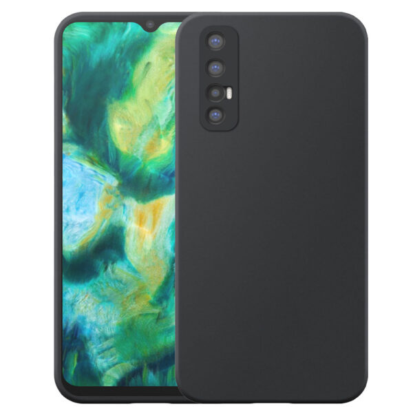 Oppo Find X2 Neo telefoonhoesje siliconen zwart