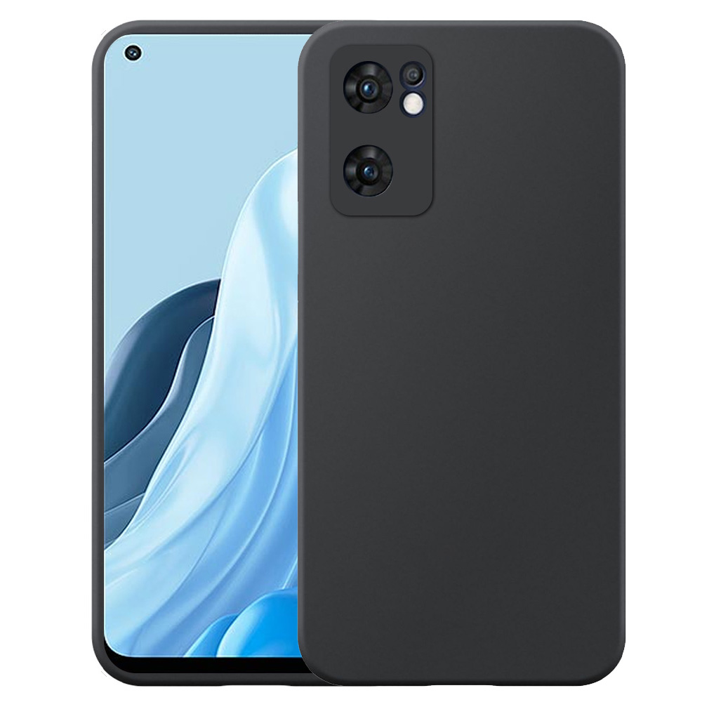 Oppo Find X5 Lite telefoonhoesje siliconen zwart
