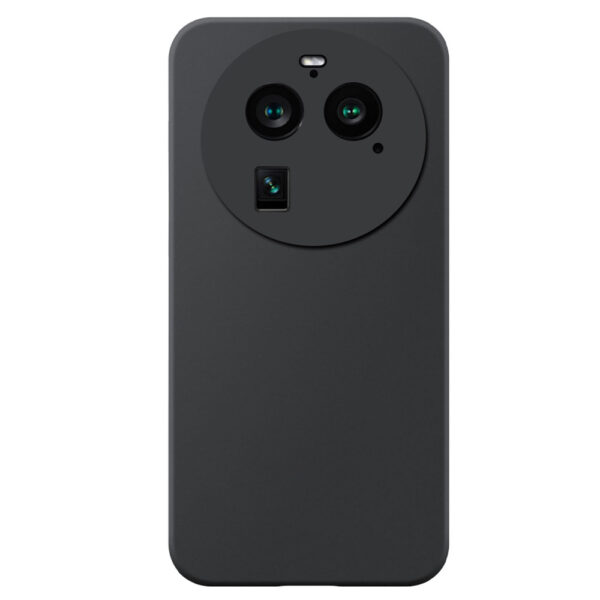 Oppo Find X6 Pro telefoonhoesje siliconen zwart (2)