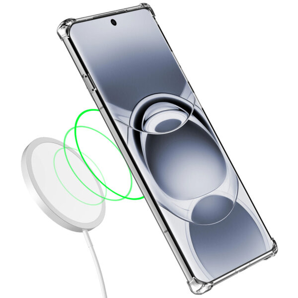 Oppo Find X7 telefoonhoesje transparant met stootrand (4)