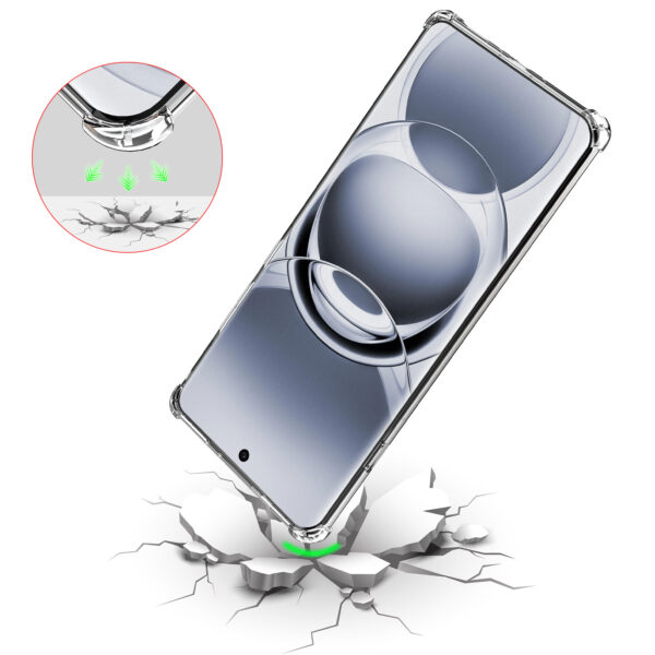 Oppo Find X7 telefoonhoesje transparant met stootrand (7)