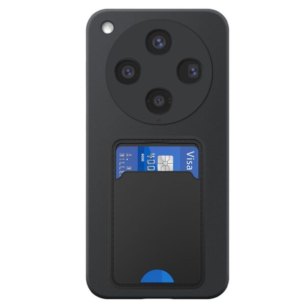 Oppo Find X8 Pro telefoonhoesje siliconen zwart (2)_met TPU pasjeshouder (2)