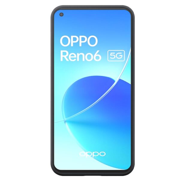Oppo Reno5 telefoonhoesje siliconen zwart (2)