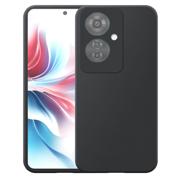 Oppo Reno11 F telefoonhoesje siliconen zwart