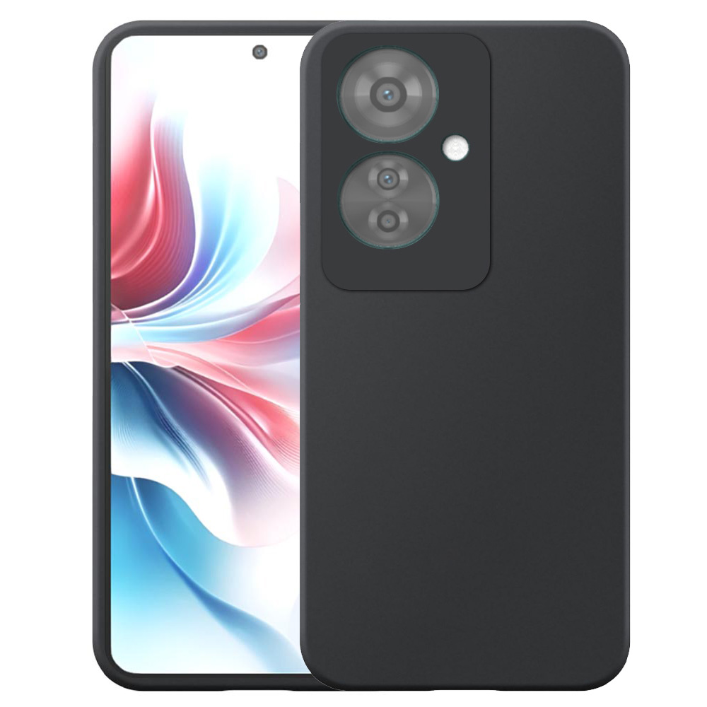 Oppo Reno11 F telefoonhoesje siliconen zwart
